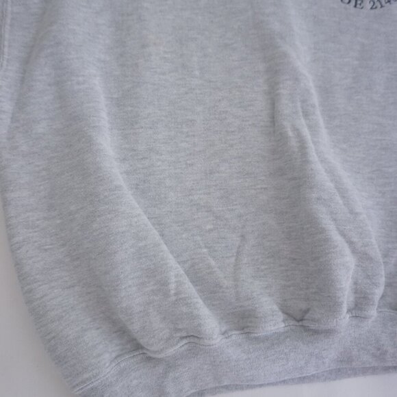 VTG '90S Jerzees Gray American Legion Auxiliary Eagle Southgate Foe 2148 Sweater - Picture 5 of 9